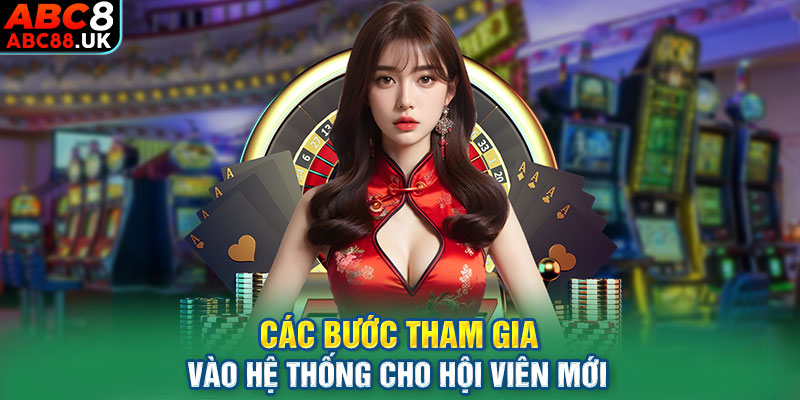 Các bước tham gia vào hệ thống cho hội viên mới 