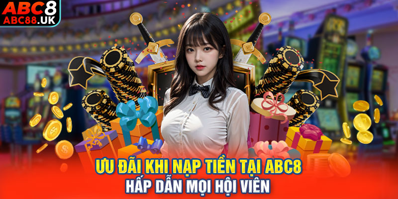 Ưu đãi khi nạp tiền tại ABC8 hấp dẫn mọi hội viên